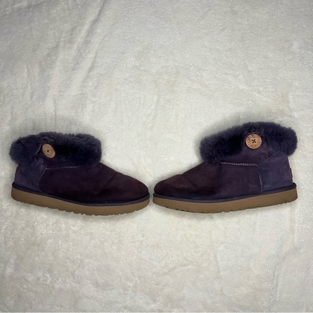 Ugg Mini Bailey Button Purple Size 10 - image 1